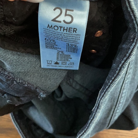 Mother looker ankle fray indigo size 25 - Picture 3 of 4